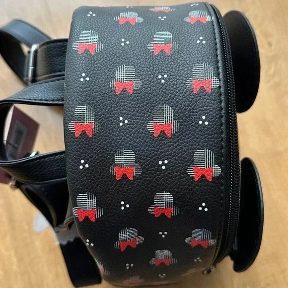 NWT Dani - Danielle Nicole x Disney Black Minnie Mouse Mini Backpack,Polka Dot - Picture 5 of 9